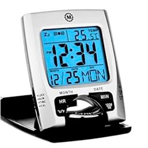 Travel alarm clock with temperature. New with box.